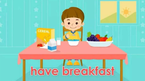 吃早饭英语怎么读音