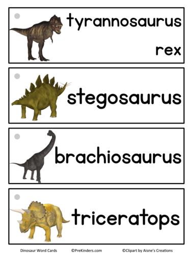恐龙的英文单词