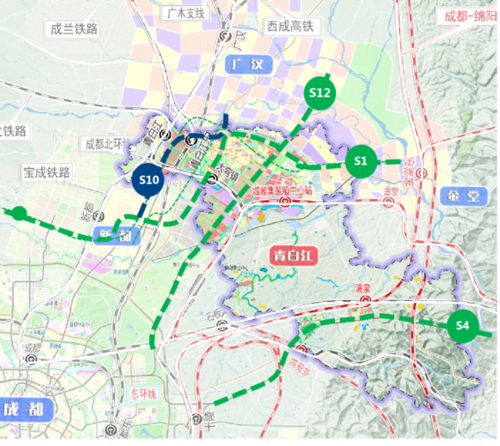 成都青白江区地铁规划
