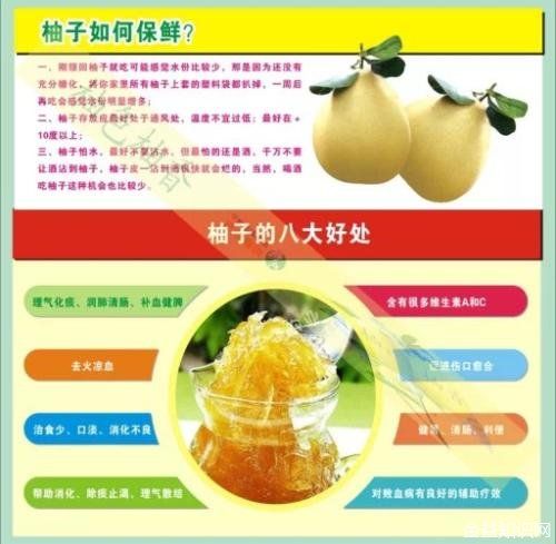 柚子的功效与作用营养含量