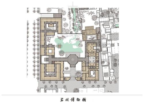 苏州博物馆平面图