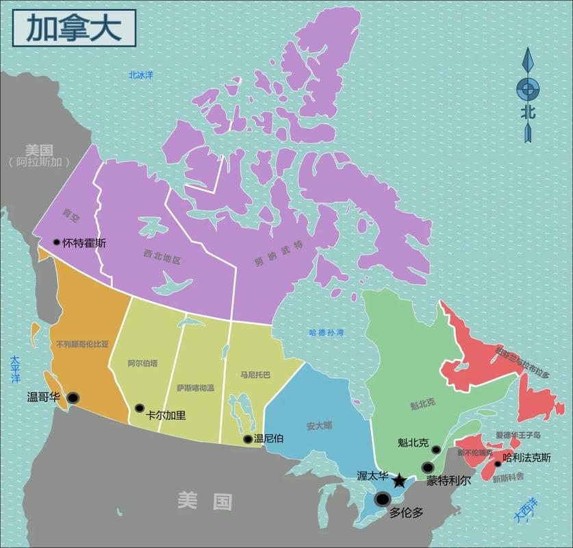 加拿大在哪的相关图片