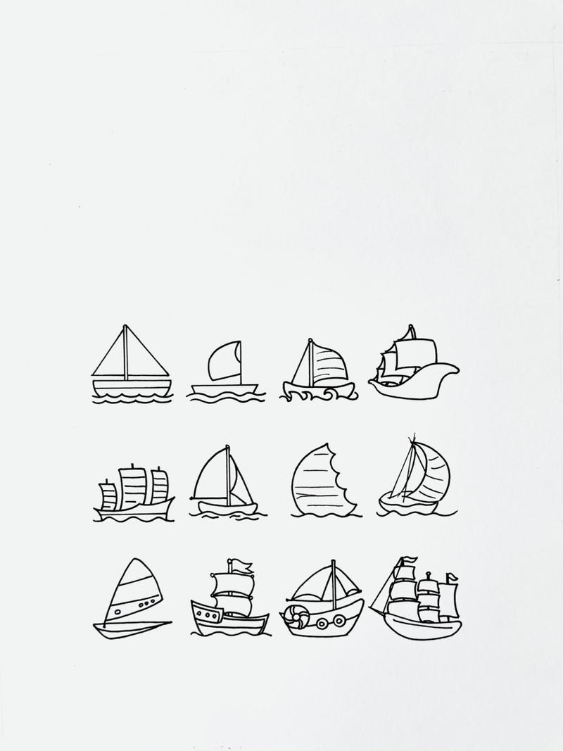 帆船怎么画的相关图片