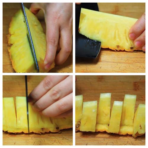 怎样切菠萝的相关图片